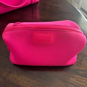 Dagne Dover Neon Pink Cosmetic Bag
